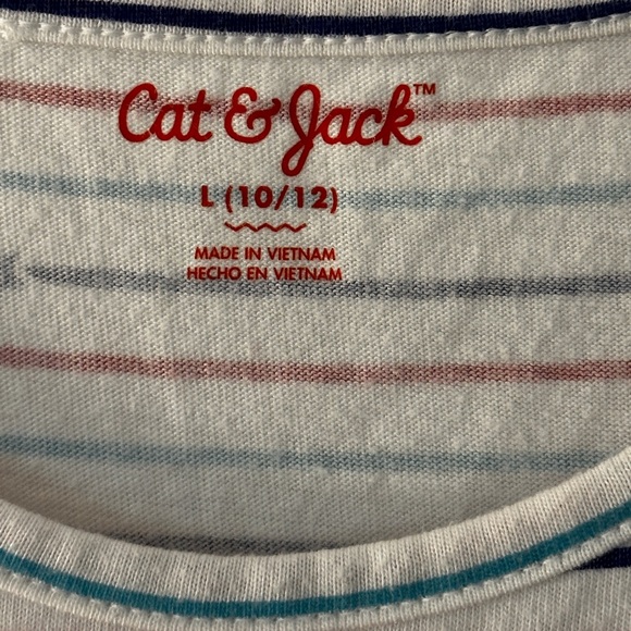 Cat & Jack summer dress, 4th of July, Stars and Stripes Size Large 10/12 - Picture 4 of 8